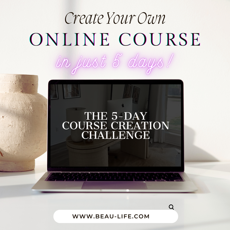 The 5-Day Online Course Creation Class
