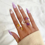 Double The Attention Citrine Ring
